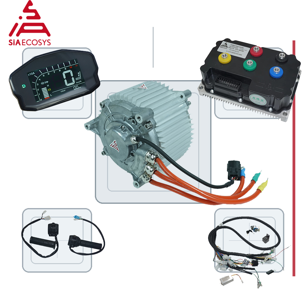 Mid Drive Motor Kit 72V 5000W - SiAECOSYS SIASZD142A-67 Zestaw silnika centralnego 5000W